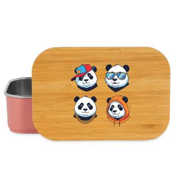 Panda Streetstyle Avatare Set - Lunch Box - Hellrosa - Vorne