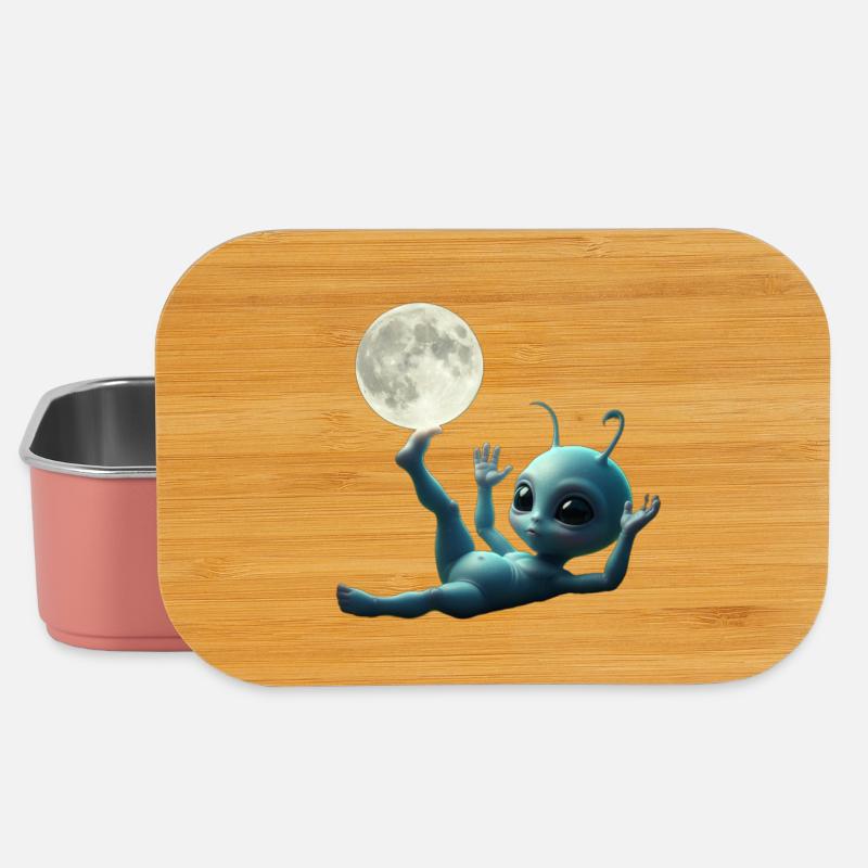 Moonbound Alien Baby - Lunch Box - light pink