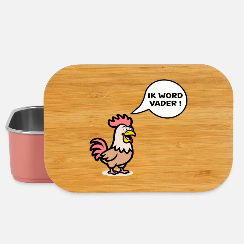 I'm going to be a father - Lunch Box - light pink