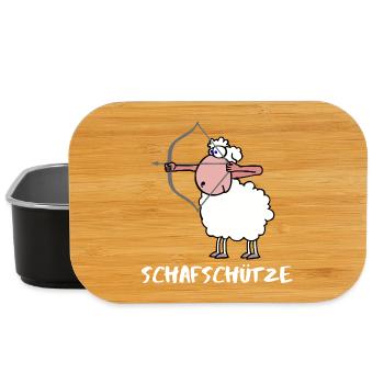 Signe du zodiaque Sagittaire - Boîte à goûter - noir - Devant