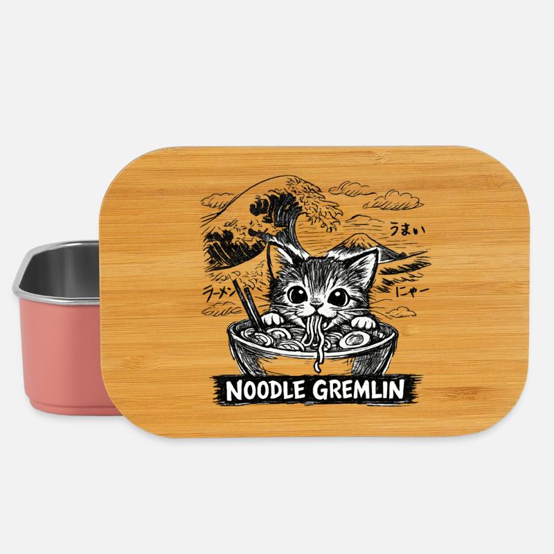 Katze Ramen Anime - Lunch Box - Hellrosa