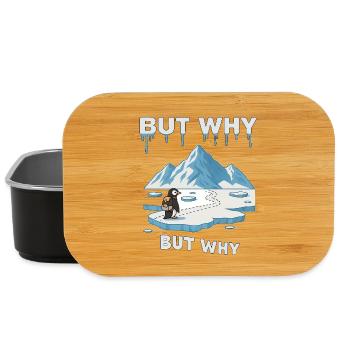 But why Penguin - Lunch Box - black - Front