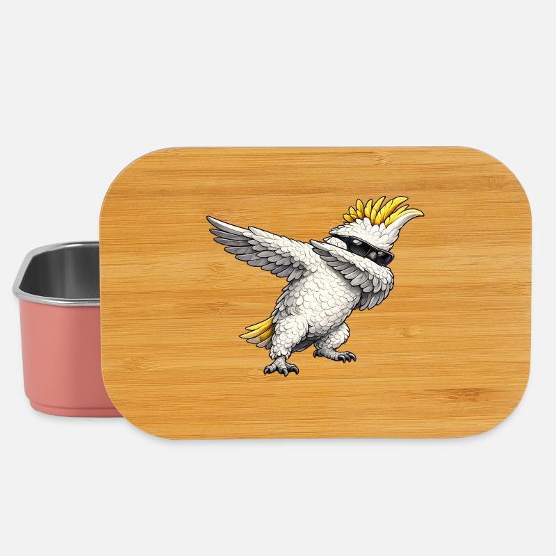 Dabbing Kakadu - Lunch Box - Hellrosa