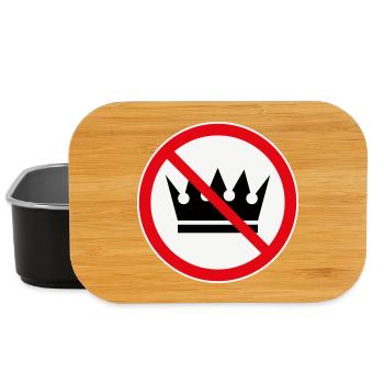 No Kings! (Protest Design / 3C) - Lunch Box - black - Front
