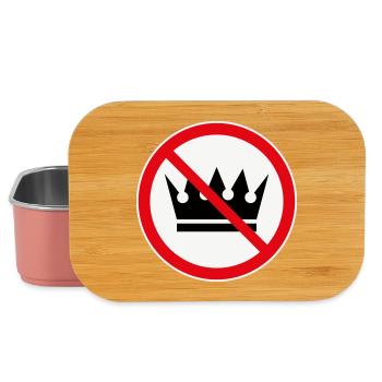 No Kings! (Protest Design / 3C) - Lunch Box - light pink - Front