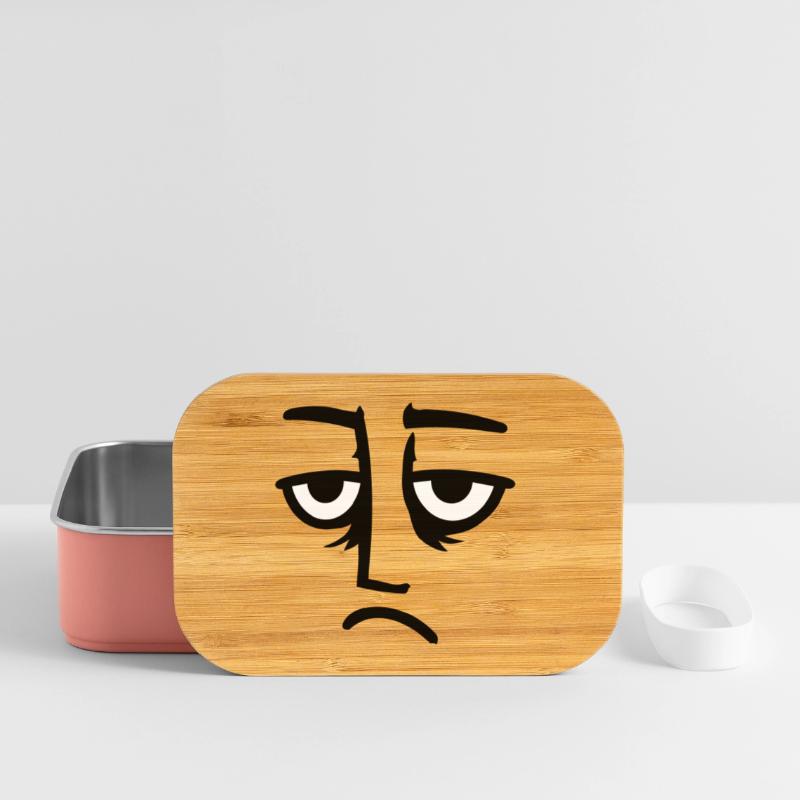 Grumpy sad disappointed face funny Lunch Box