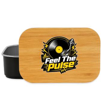 Feel The Pulse - Vinyl DJ Electro Music - Lunch Box - black - Front