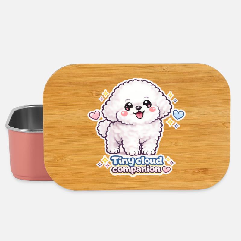 Cuddly Cloud Dog – Tiny Cloud Companion - Lunch Box - light pink