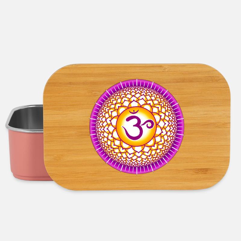 Kronenchakra Sahasrara - Lunch Box - Hellrosa