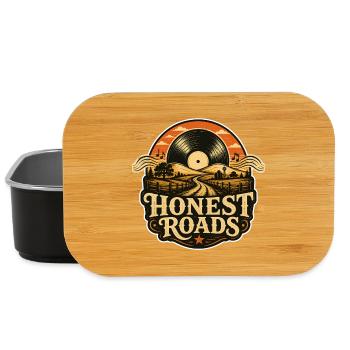 Honest Roads: vintage folk/vinyl/road trip USA - Lunch Box - black - Front