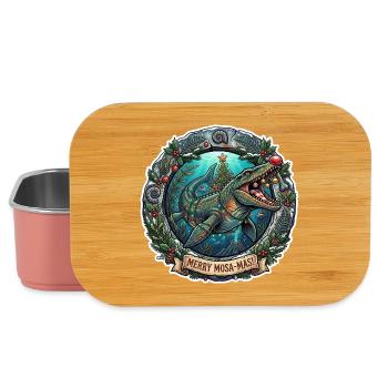 Underwater dinosaur with fairy lights - Lunch Box - light pink - Front