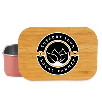 Support your local farmer - Natur & Landwirtschaft - Lunch Box - Hellrosa - Vorne