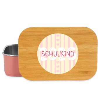 Schulkind 2026 Herz - Lunch Box - Hellrosa - Vorne