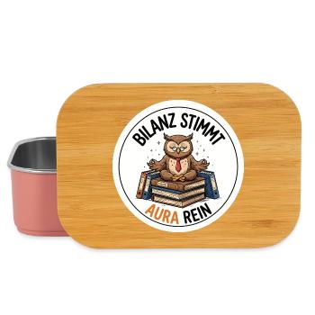 ilanz stimmt Aura rein Buchhalter T-Shirt - Lunch Box - Hellrosa - Vorne