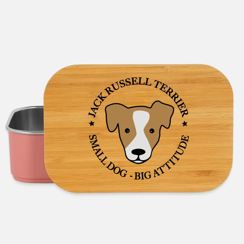 Jack Russell Terrier - Boîte à goûter - rose clair