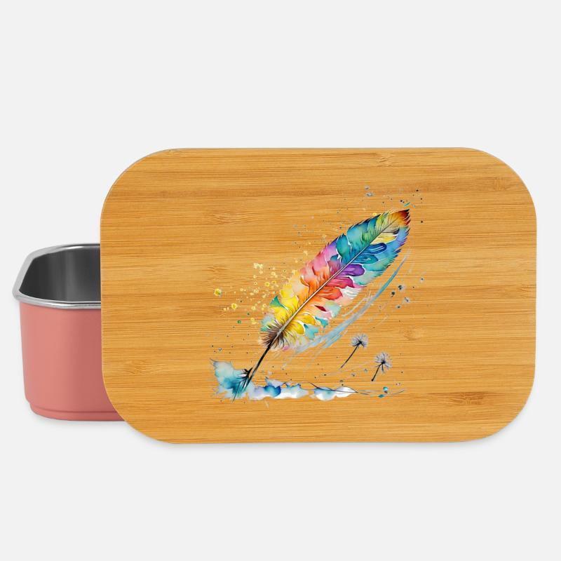 Feder - Lunch Box - Hellrosa