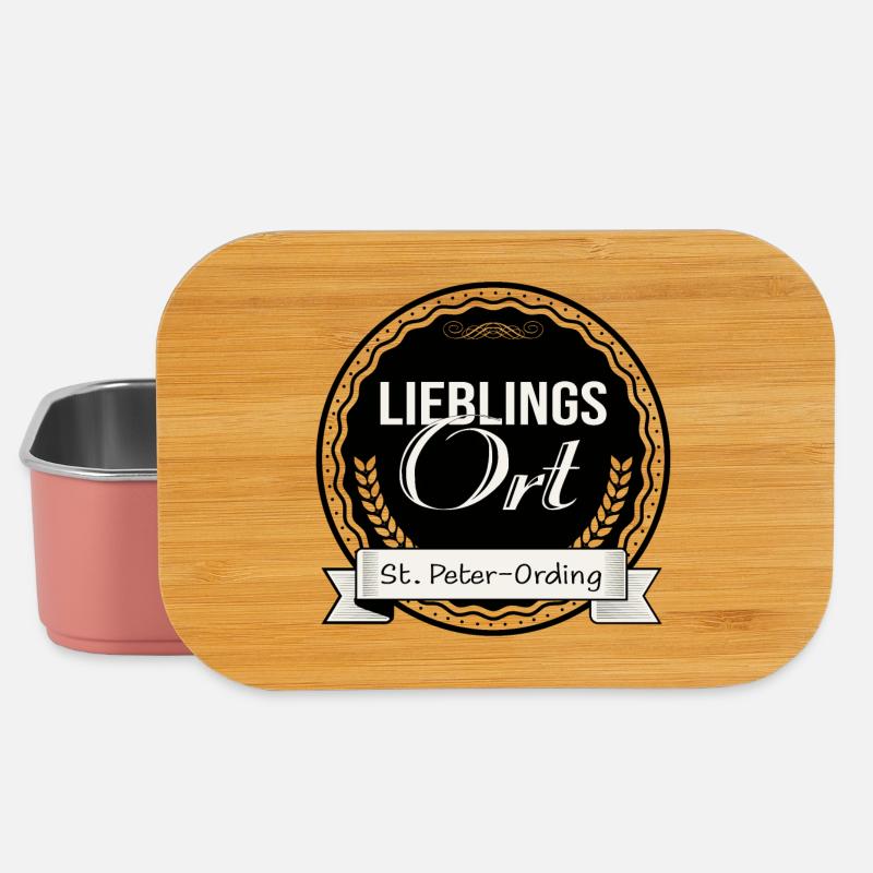 Lieblingsort St. Peter-Ording - Lunch Box - Hellrosa