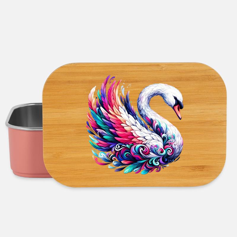 Schwan - Lunch Box - Hellrosa
