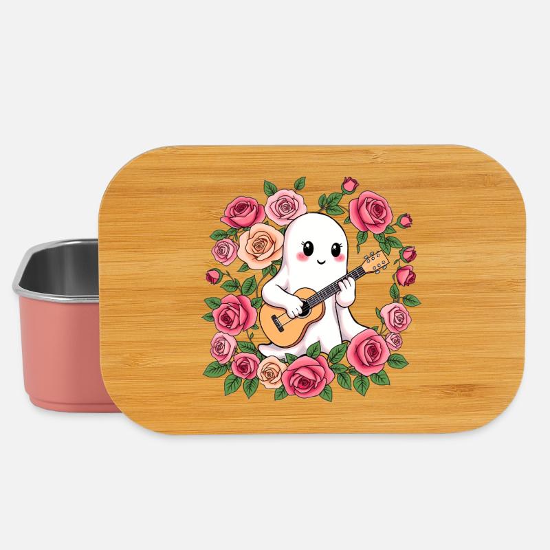 Ghost plays guitar - Lunch Box - light pink