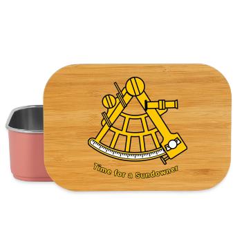 Sextant - Navigation Kapitän Segeln Meer Offshore - Lunch Box - Hellrosa - Vorne