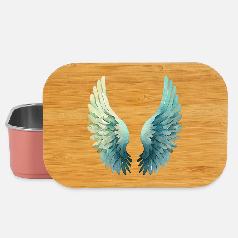 Ailes d'Aqua Pastel pour la Sérénité - Boîte à goûter - rose clair