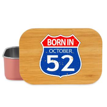 Born_in_October_52 - Lunch Box - light pink - Front