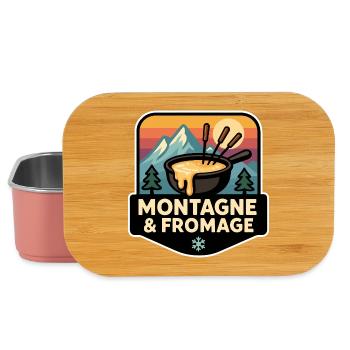 Berg- und Käsefondue Savoyarde Alpine - Lunch Box - Hellrosa - Vorne