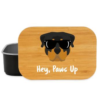 Cool lunettes de soleil Rottweiler Hé, Pauze en l’air Maman du chien - Boîte à goûter - noir - Devant