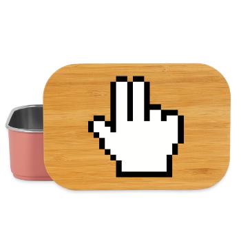 Maushand 2 Finger - Lunch Box - Hellrosa - Vorne