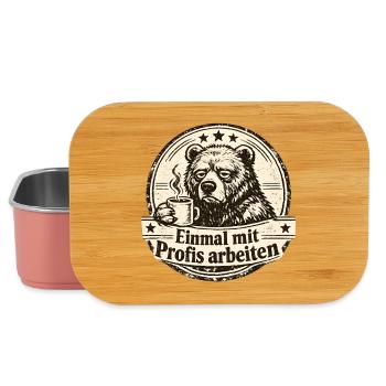 Einmal Mit Profis Arbeiten - Lunch Box - Hellrosa - Vorne