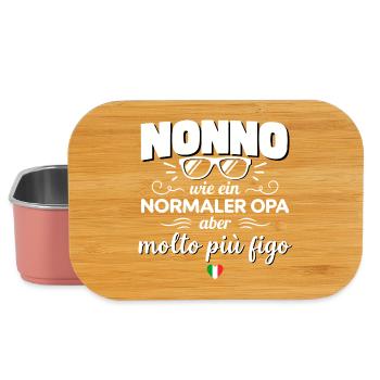Nonno – Wie ein normaler Opa, aber viel cooler - Lunch Box - Hellrosa - Vorne