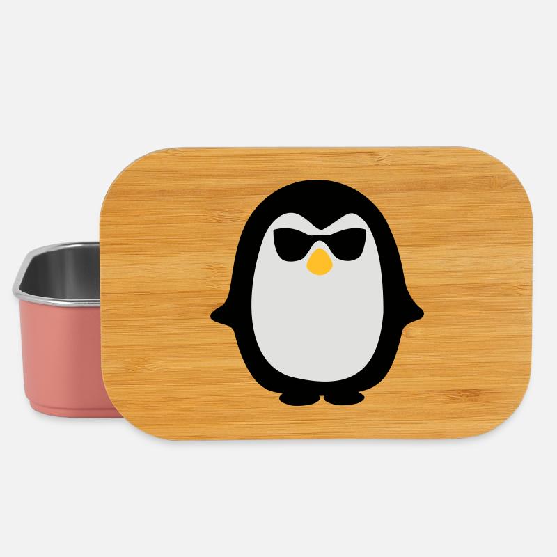 Pinguin - Lunch Box - Hellrosa