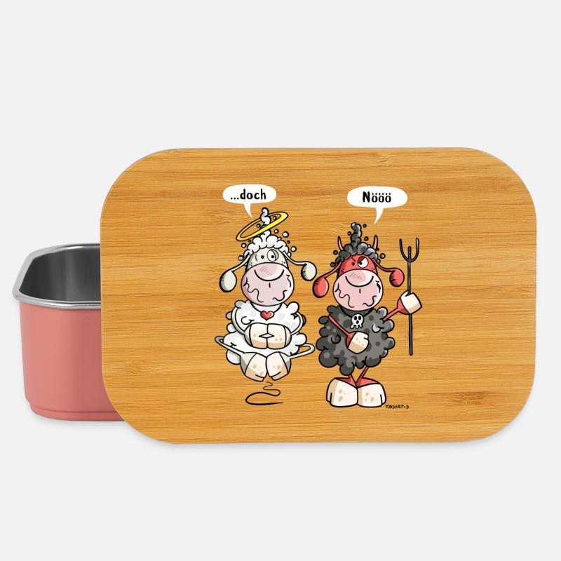 Kampf der Gegensätze - Lunch Box - Hellrosa
