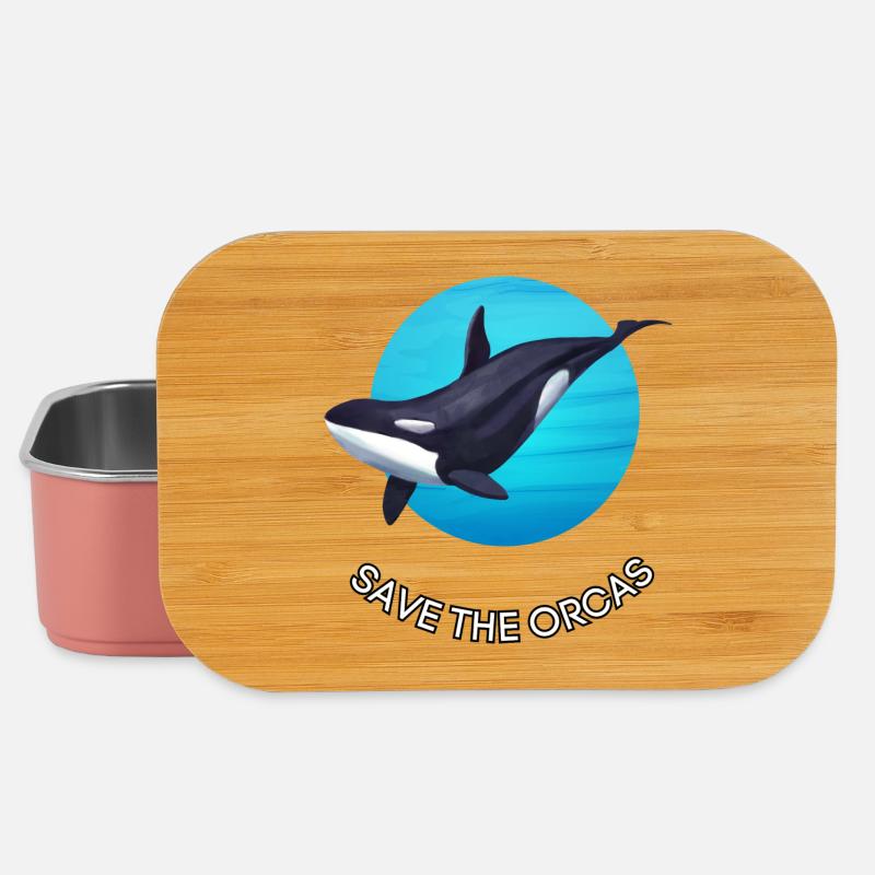 Orca Schutz - Save the Orcas - Lunch Box - Hellrosa