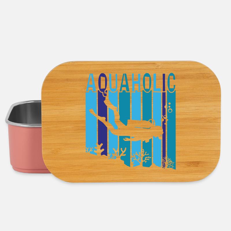 Aquaholic - Lunch Box - Hellrosa