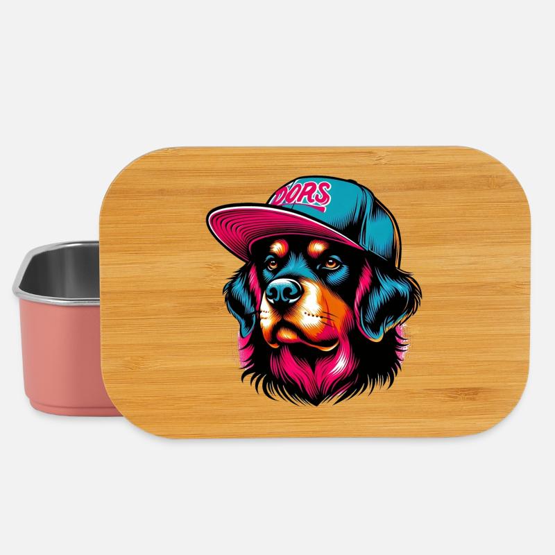 Hund - Lunch Box - Hellrosa
