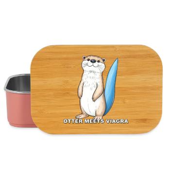 Otter meets Viagra - Lunch Box - light pink - Front