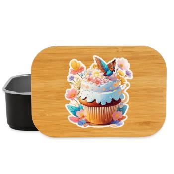 Cupcake Bird - Boîte à goûter - noir - Devant