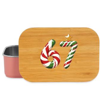 Candy Cane 67 meme  - Lunch Box - light pink - Front