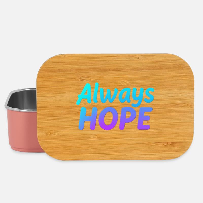 ALWAYS HOPE - Lunch Box - light pink