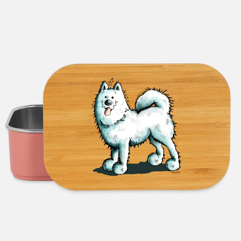 Niedlicher Samojede - Lunch Box - Hellrosa