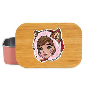 Little Red Riding Hood as a little wolf - Lunch Box - light pink - Front