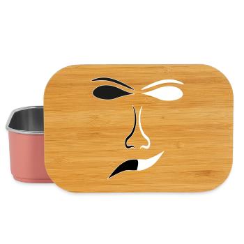 Masque de contraste abstrait pour les lignes du visage - Boîte à goûter - rose clair - Devant
