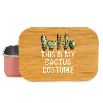 Ceci est mon costume de cactus I Plantes de costume de cactus - Boîte à goûter - rose clair - Devant