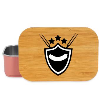 Grilled sausage - Lunch Box - light pink - Front