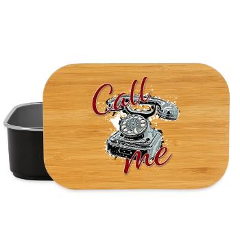 Call me!!! - Lunch Box - black - Front