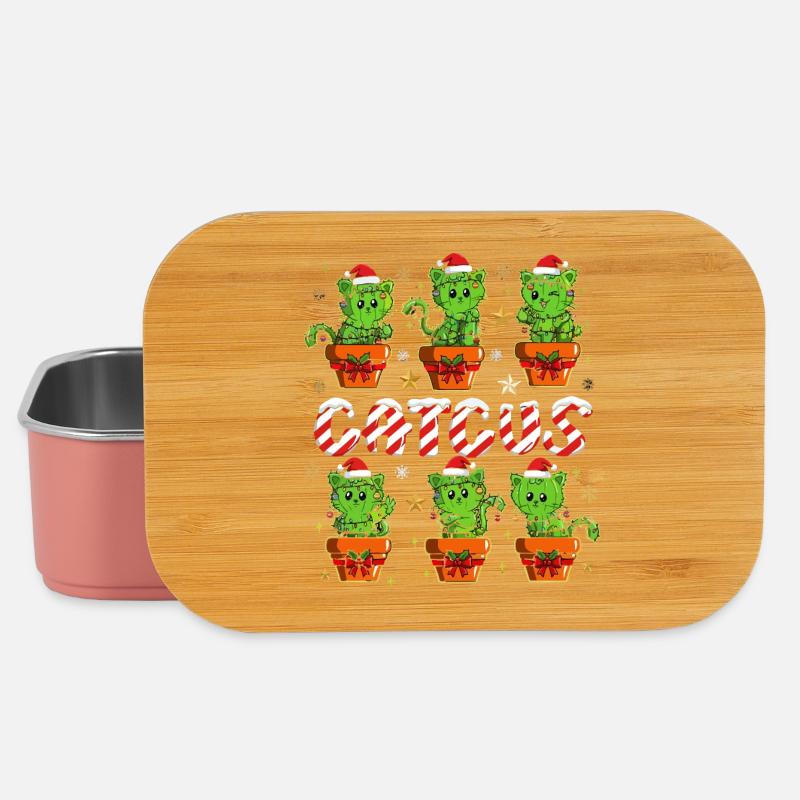 Caticus Weihnachtskaktus - Lunch Box - Hellrosa