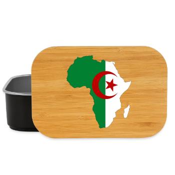 Algerien_Flagge_Afrika - Lunch Box - Schwarz - Vorne