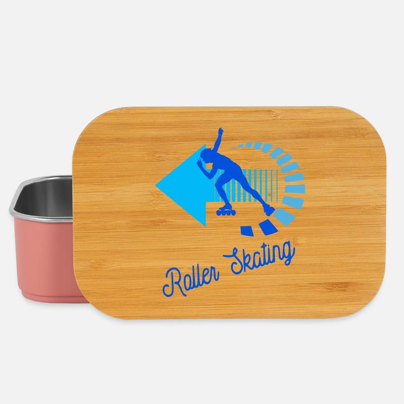 Roller skating - Boîte à goûter - rose clair