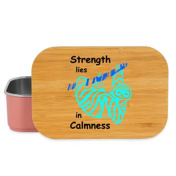 Sloth Calmness - Lunch Box - light pink - Front